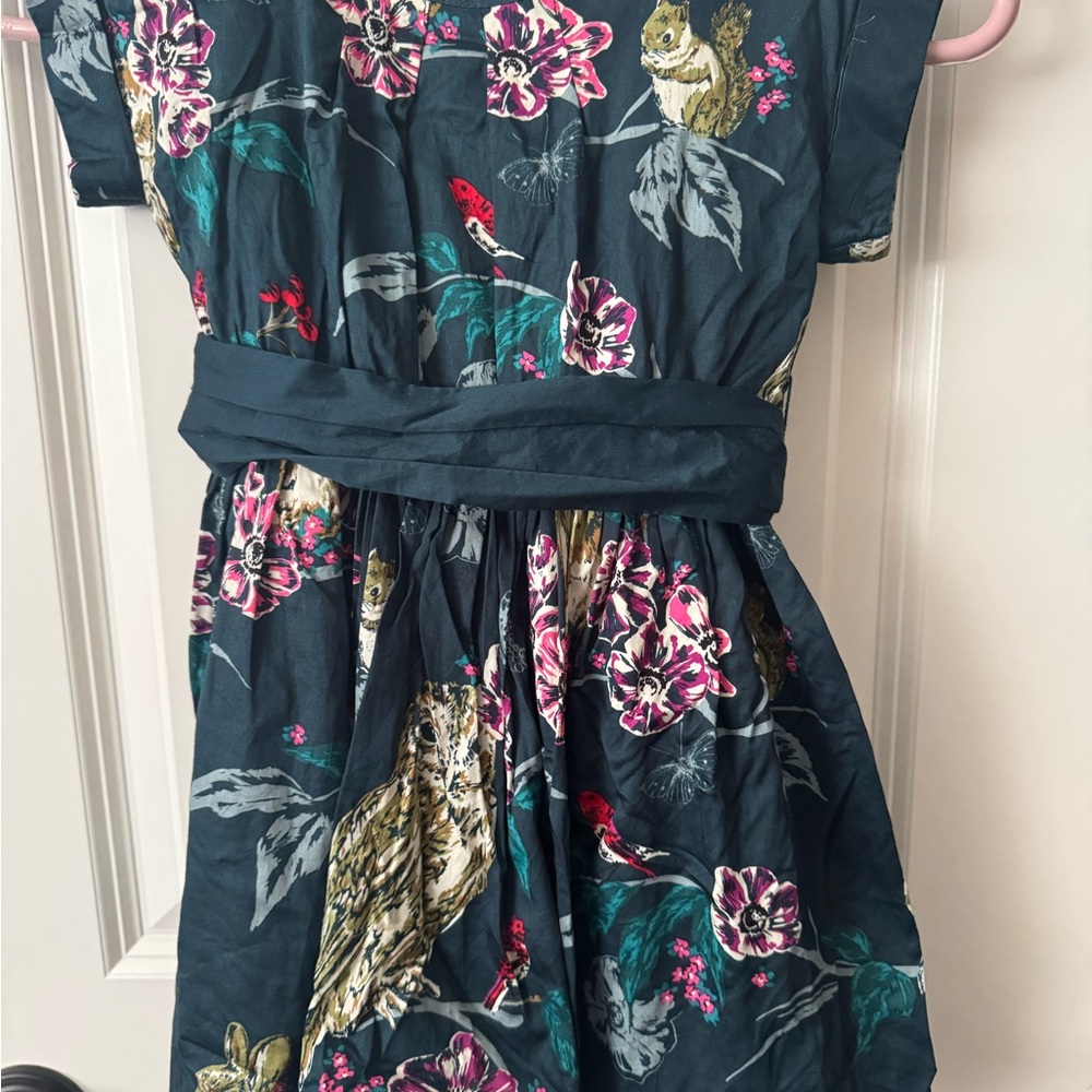 Tea Collection Navy Floral Kids Dress